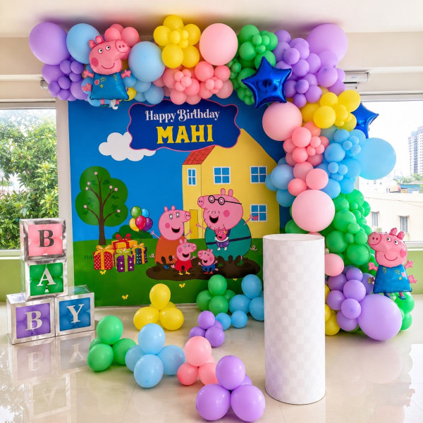 Peppa pig theme decor 