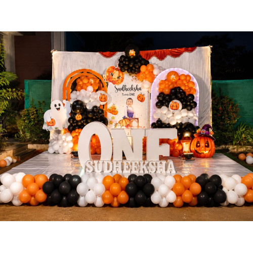 1st birthday stage decor