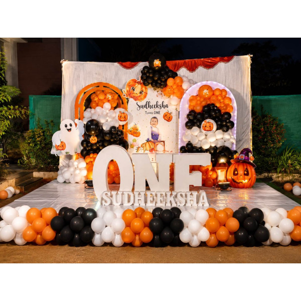 1st birthday stage decor
