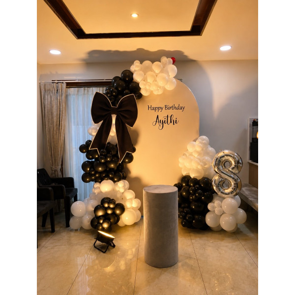Classy bow theme decor