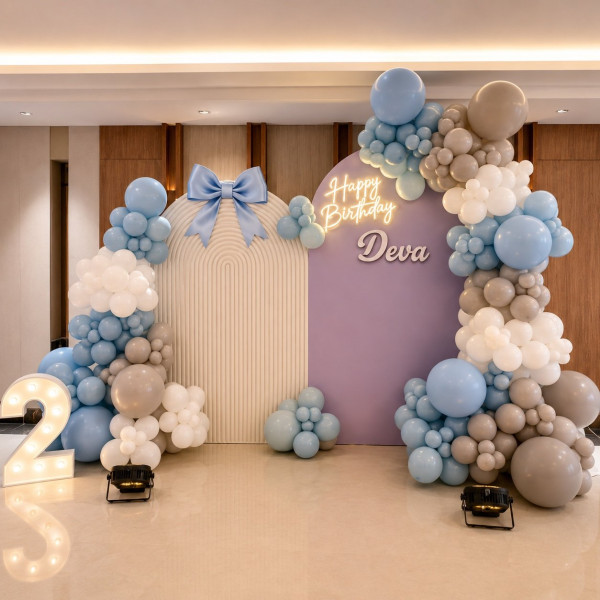 Pastel purple theme decor