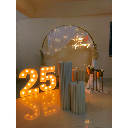 Ring flower decor 