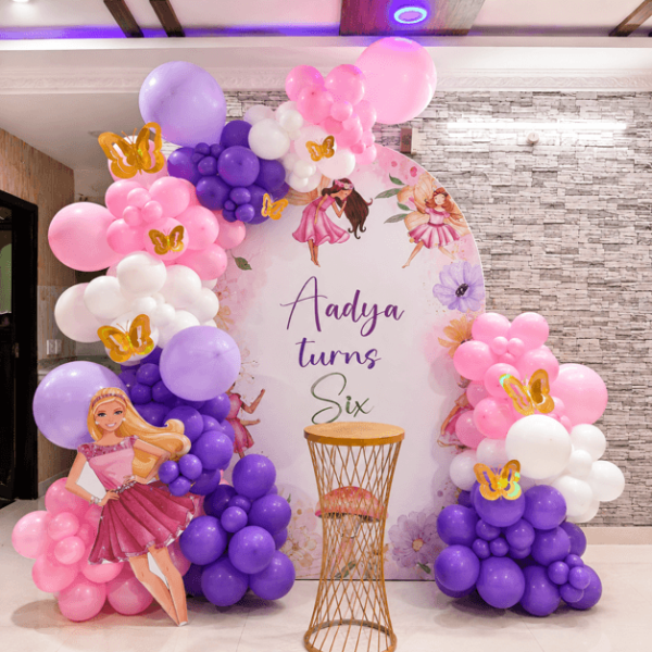 Simple Barbie theme decor
