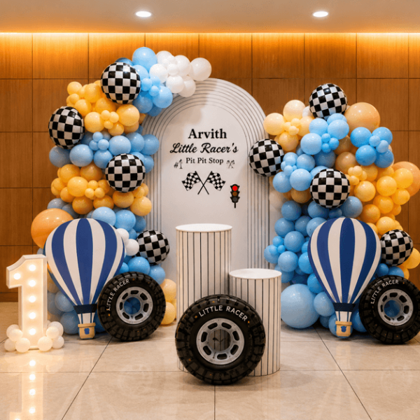 Hot air theme decoration
