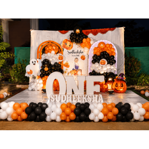 1st birthday stage decor