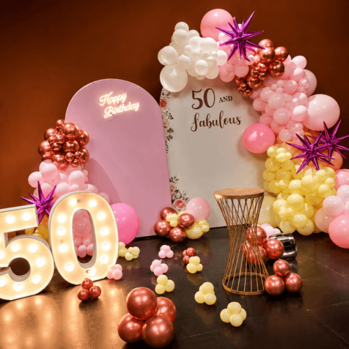 Fabulous birthday decor