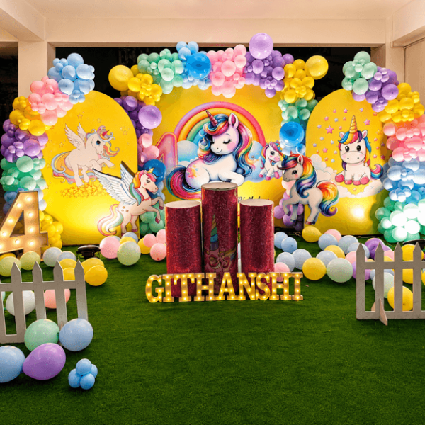 Grand unicorn theme decoration