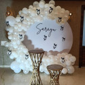 Bow theme decor for bride to be