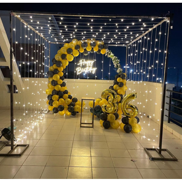 Terrace Decor with Balloon Ring 