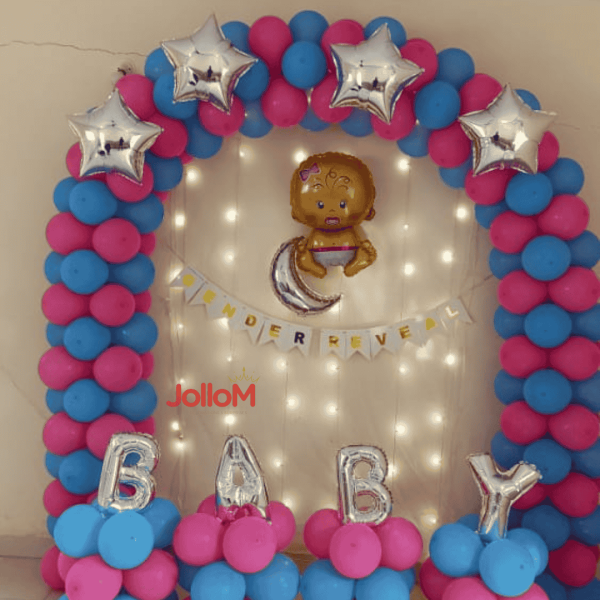 Baby gender reveal decoration