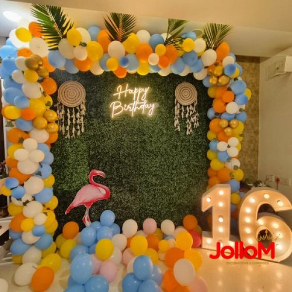 Flemingo birthday decoration