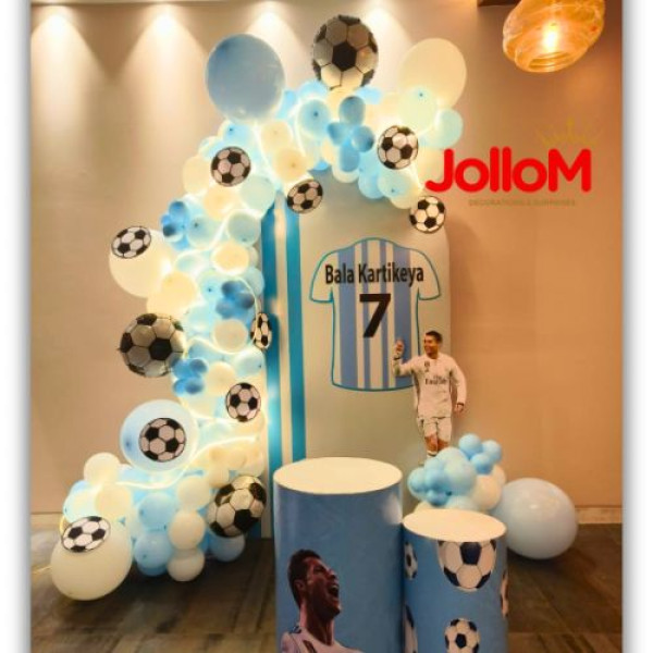 Football theme decoration