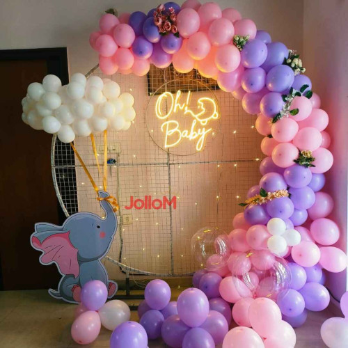 Classy baby shower decoration