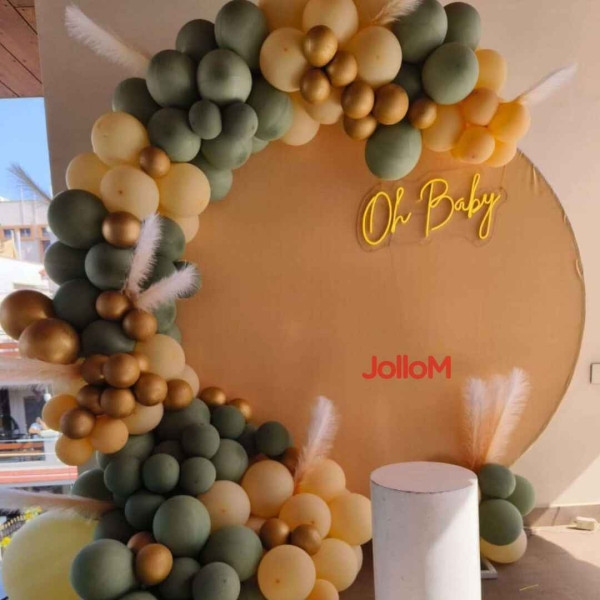 Brown theme Baby shower decoration