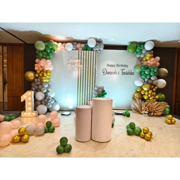 Green Theme Stage decor 