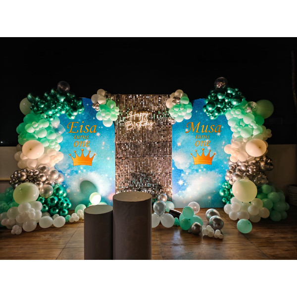 Twins Birthday Decoration 