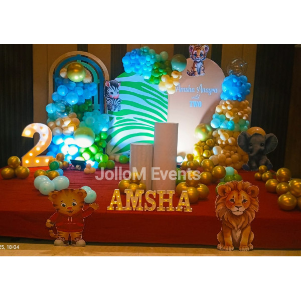 Lion Theme Stage Decor