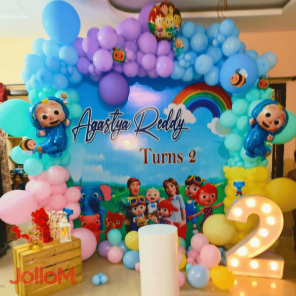 Cocomelon theme kid birthday decoration