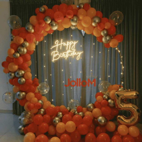 Simple birthday decoration