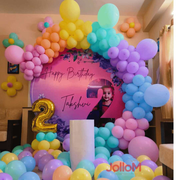 Beautiful kid birthday decoration