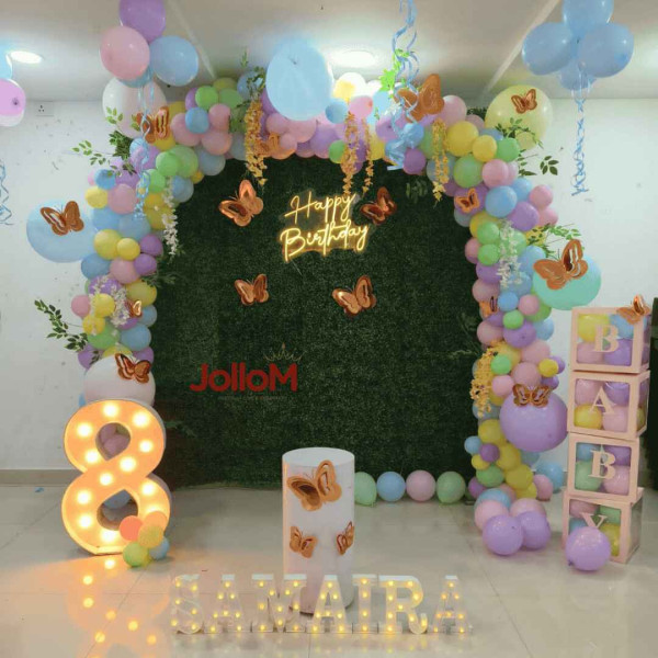 Pastel theme decoration