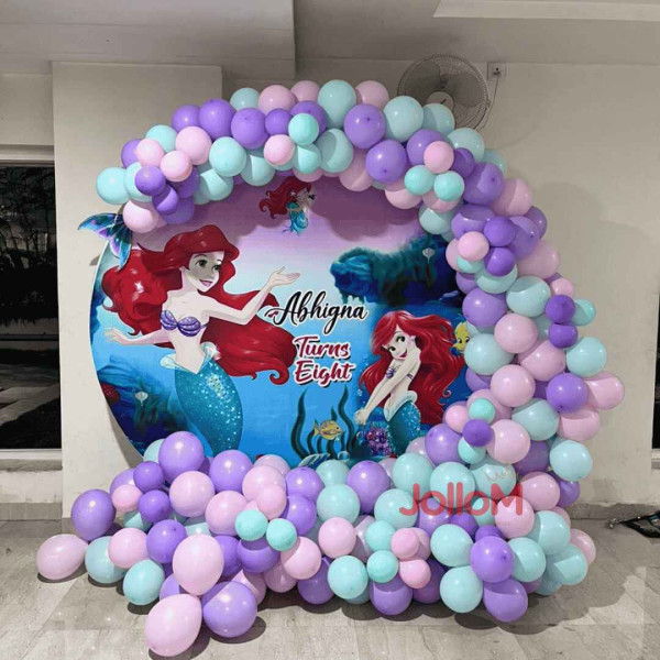 Purple and pink decoration