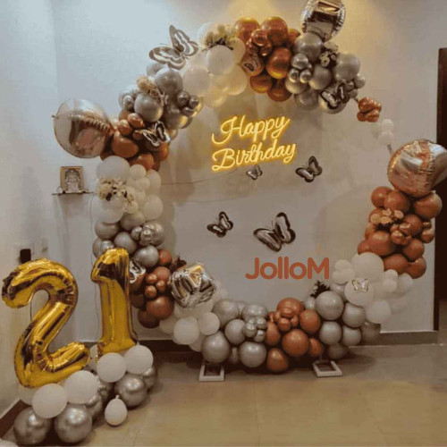 Classy birthday decoration