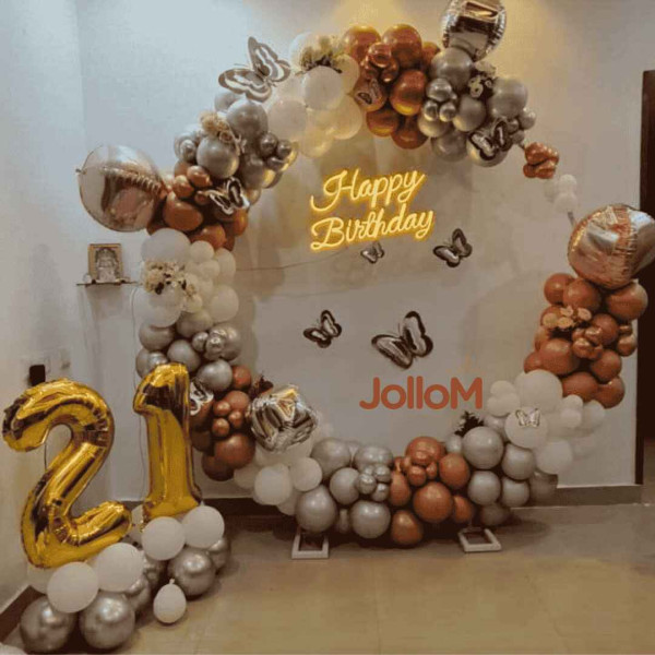 Classy birthday decoration