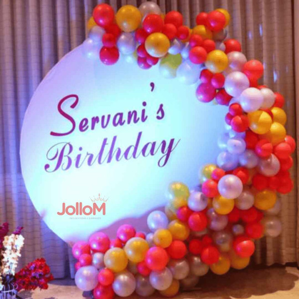 Ring birthday decoration