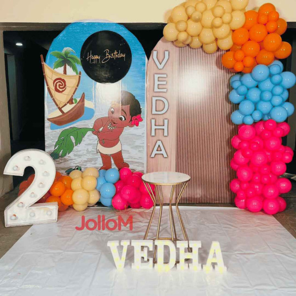 Moana theme kid birthday decoration