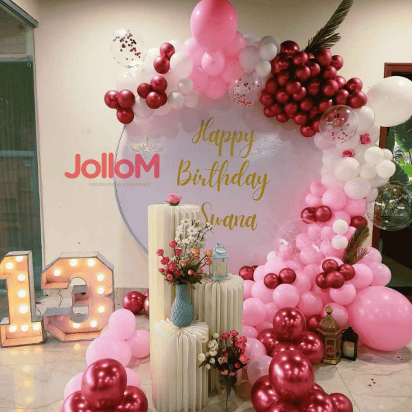 Bright kid birthday decoration