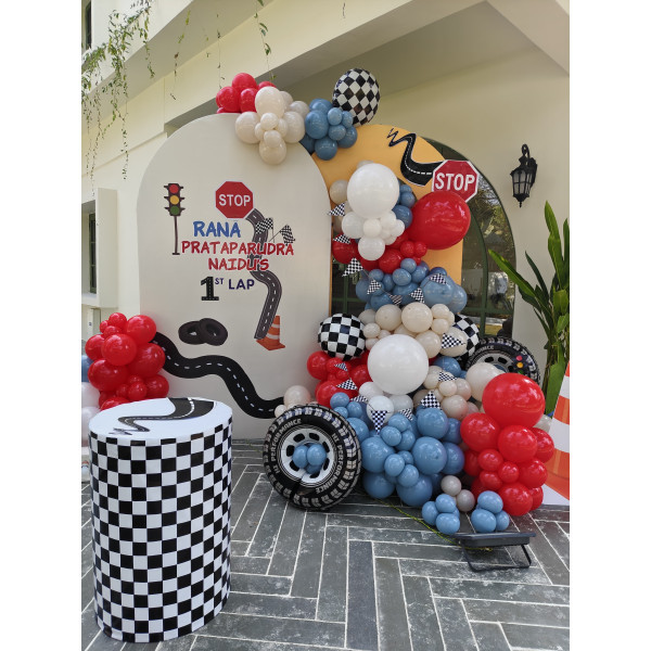 Super car theme decoration 