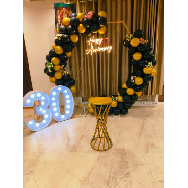 Hexagonal Decor for 50th birthday