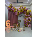 U frame decor for birthday