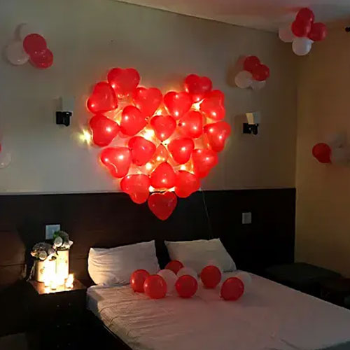 Heart Out of Hearts Balloon Decoration