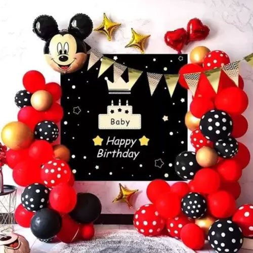 Mickey Mouse Theme Birthday Decoration