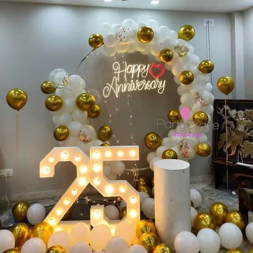 Rosegold And Black Anniversary Surprise
