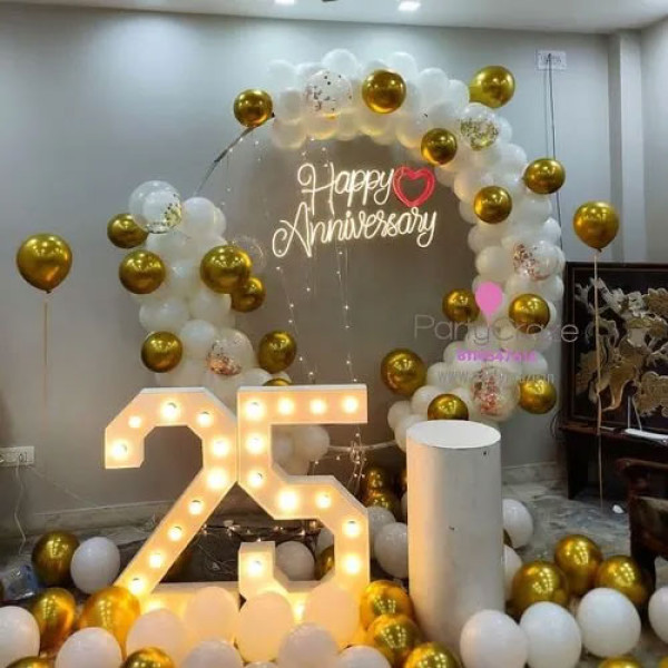 Rosegold And Black Anniversary Surprise
